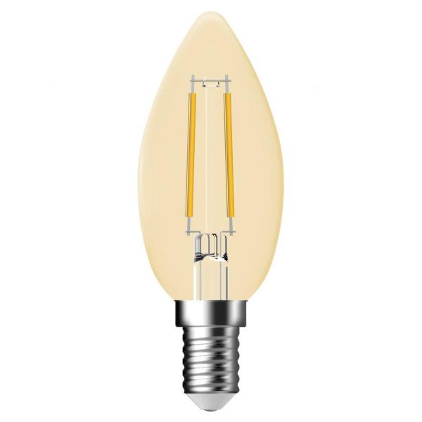 Leuchtmittel Classic Deco Candle Gold 4,8W