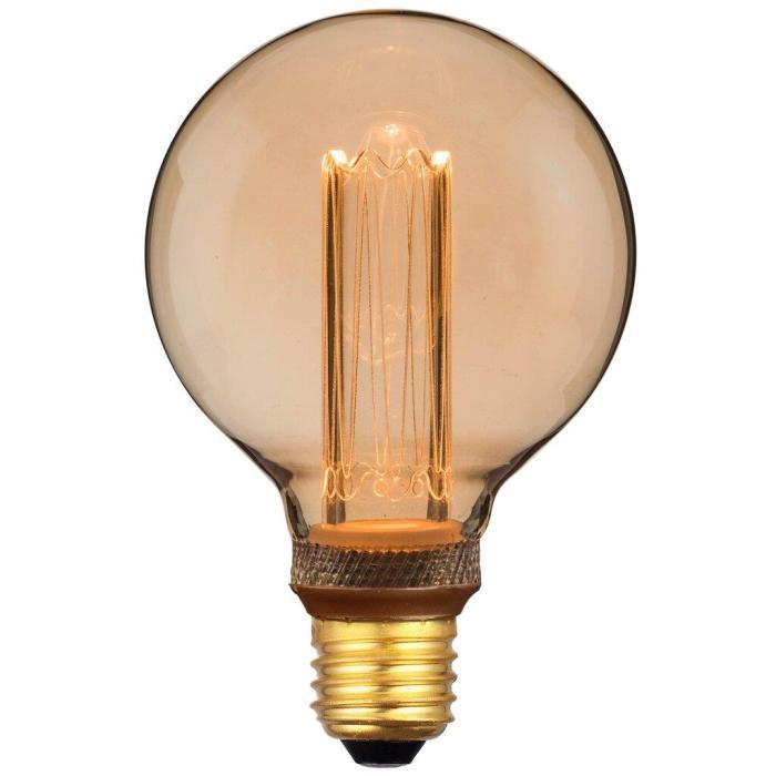 Leuchtmittel Retro Deco Globe Gold 2,3W